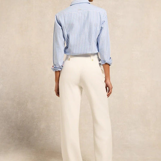 Young Ideas & Henmores - Oxford Shirt - Sky Blue Stripe - 8