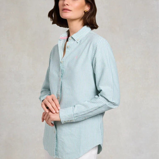 Young Ideas & Henmores - Oxford Shirt - Sky Blue Stripe - 8