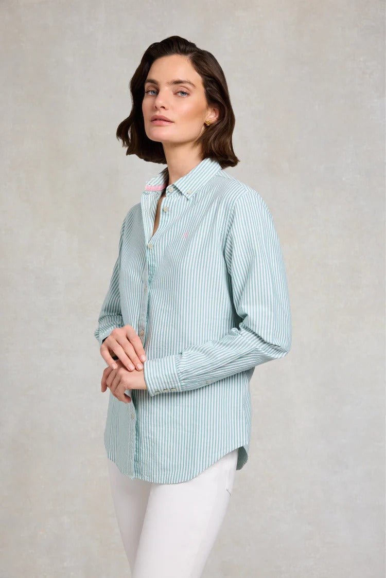 Young Ideas & Henmores - Oxford Shirt - Sky Blue Stripe - 8