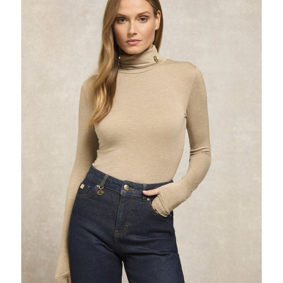 Young Ideas/Henmores - Paige Roll Neck - Oatmeal - S