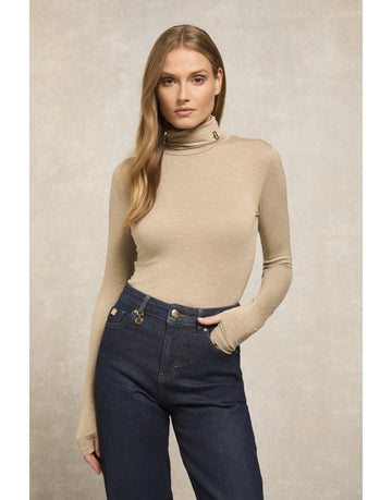 Young Ideas/Henmores - Paige Roll Neck - Oatmeal - S