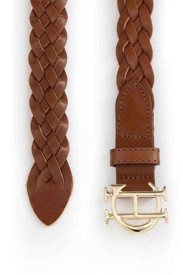 Young Ideas & Henmores - Plaited Slim Belt - tan - S