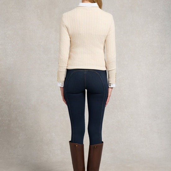 Young Ideas/Henmores - Princeton Crew Neck Knit - Almond - XS