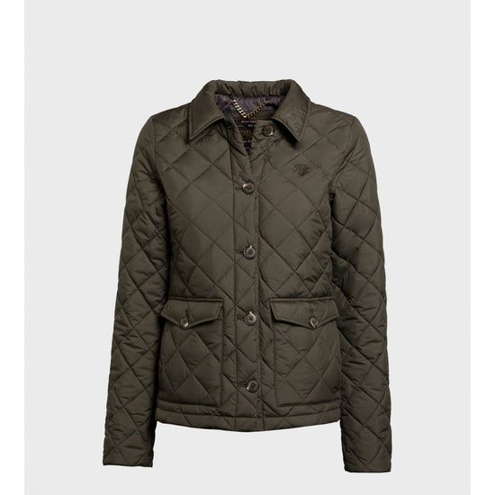 Young Ideas/Henmores - Quilted Coach Jacket - Heritage Khaki - XS