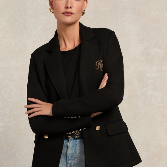 Young Ideas/Henmores - Relax Fit Crew Neck Tee - Black - XS