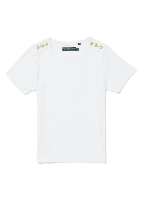 Young Ideas/Henmores - Relax Fit Crew Neck Tee - White - XS