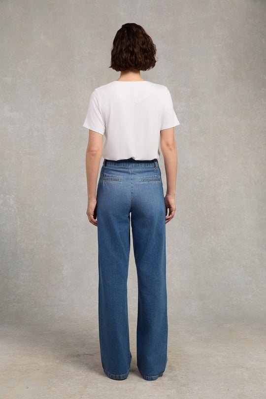 Young Ideas/Henmores - Relax Fit Crew Neck Tee - White - XS