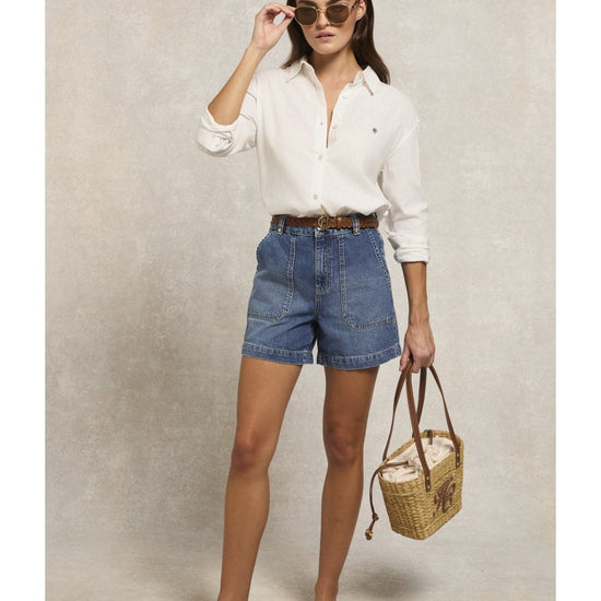 Young Ideas/Henmores - Relaxed Fit Linen Shirt - Optic White - 6