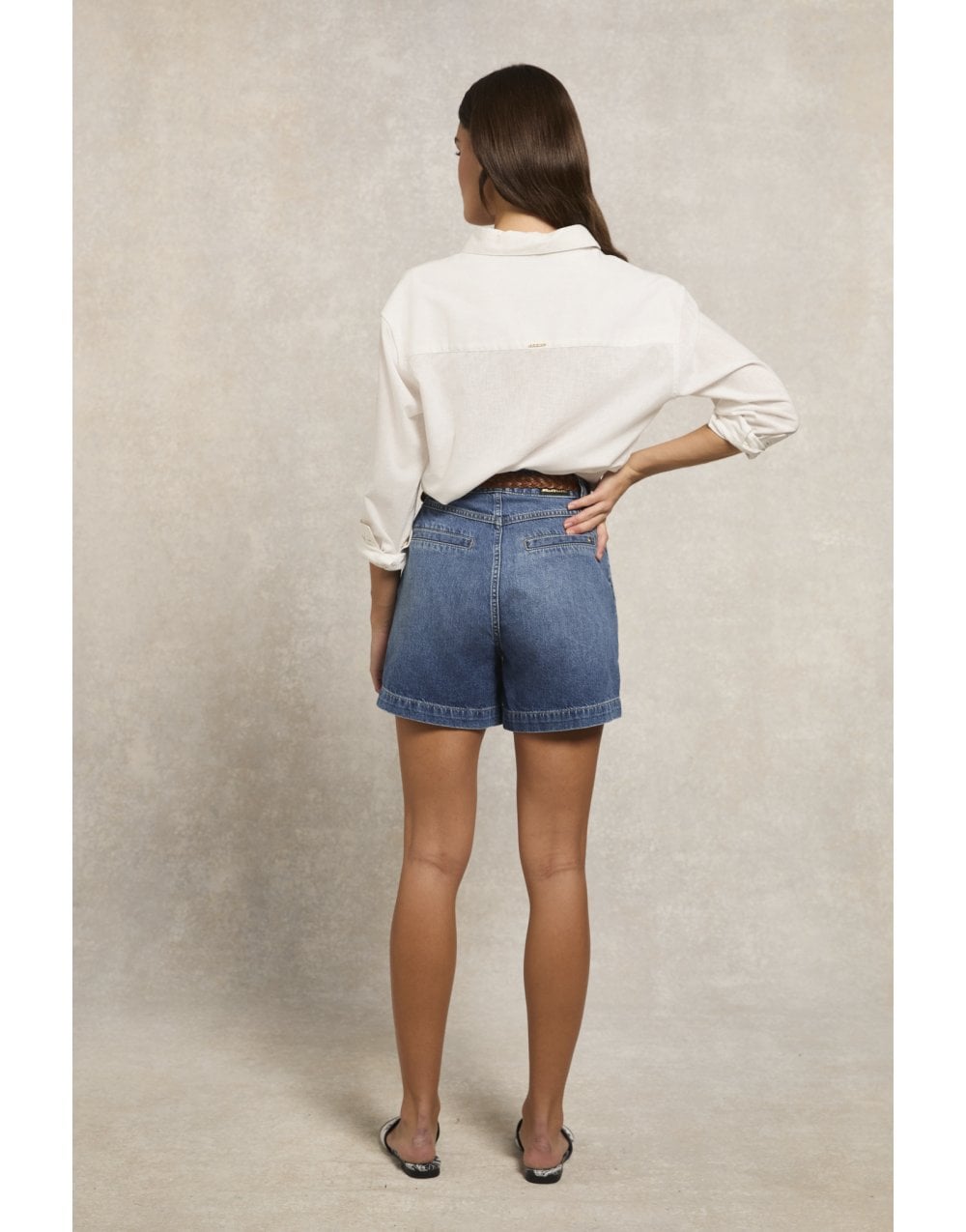 Young Ideas/Henmores - Relaxed Fit Linen Shirt - Optic White - 6