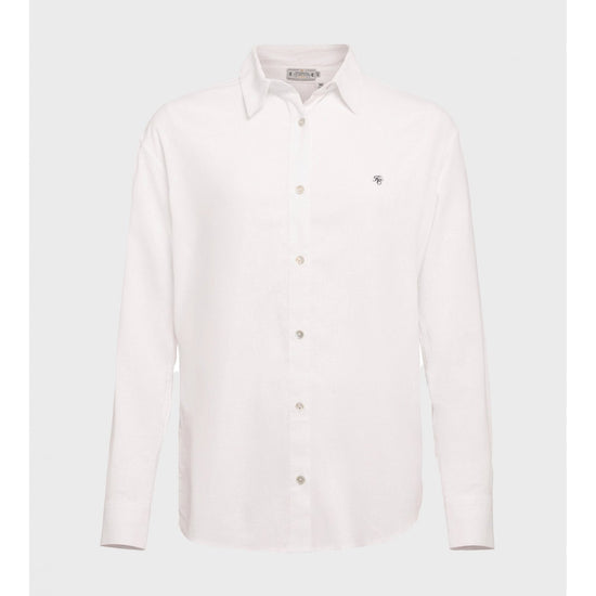 Young Ideas/Henmores - Relaxed Fit Linen Shirt - Optic White - 6