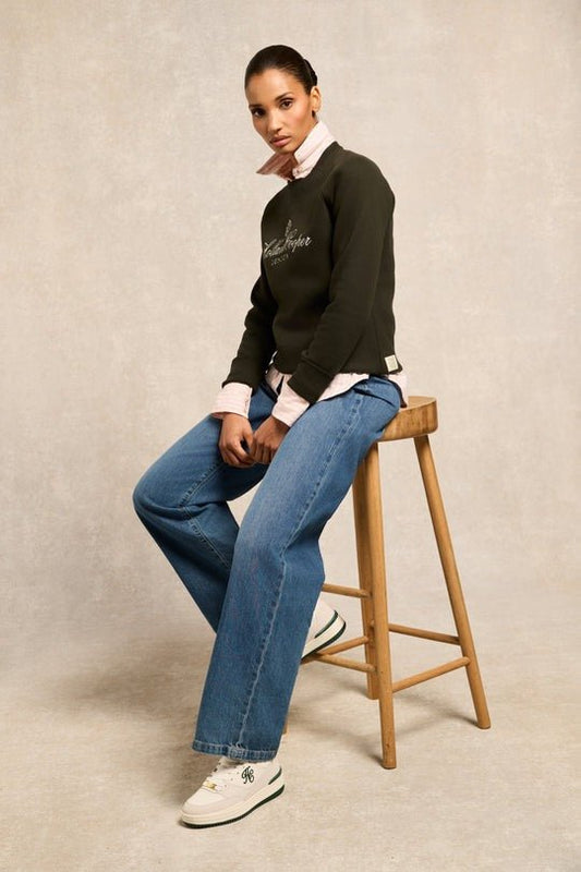 Young Ideas/Henmores - Retro Trainer - White Racing Green - 4