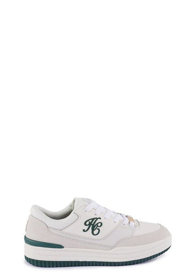 Young Ideas/Henmores - Retro Trainer - White Racing Green - 4