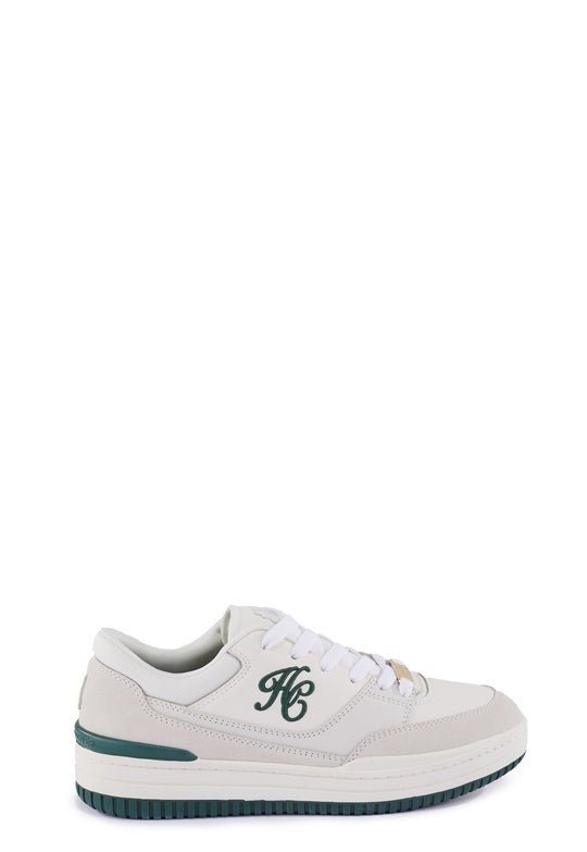 Young Ideas/Henmores - Retro Trainer - White Racing Green - 4