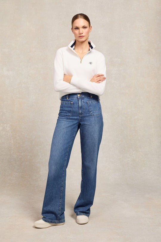 Young Ideas/Henmores - Retro Trainer - White Racing Green - 4