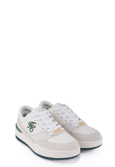 Young Ideas/Henmores - Retro Trainer - White Racing Green - 4