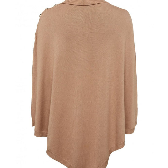 Young Ideas/Henmores - Roll Neck Cape - Camel - OS