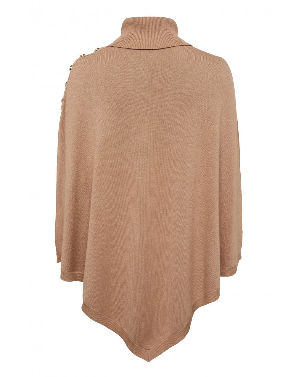 Young Ideas/Henmores - Roll Neck Cape - Camel - OS