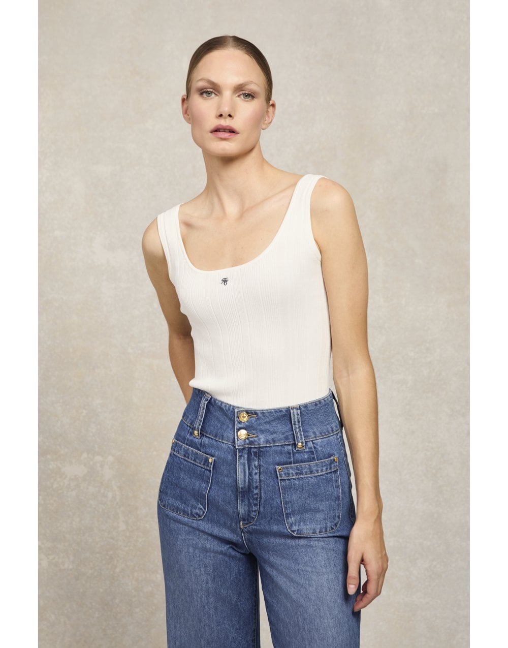 Young Ideas/Henmores - Ruby Knitted Vest - Black - XS