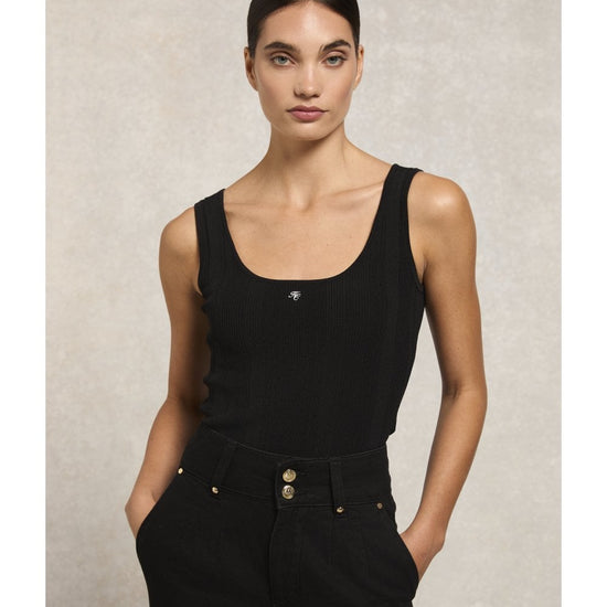 Young Ideas/Henmores - Ruby Knitted Vest - Black - XS