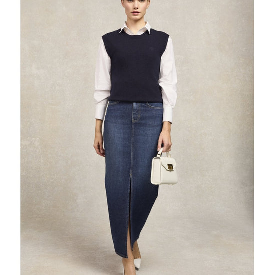 Young Ideas/Henmores - Sarah Knitted Tank - Dark Camel - XS