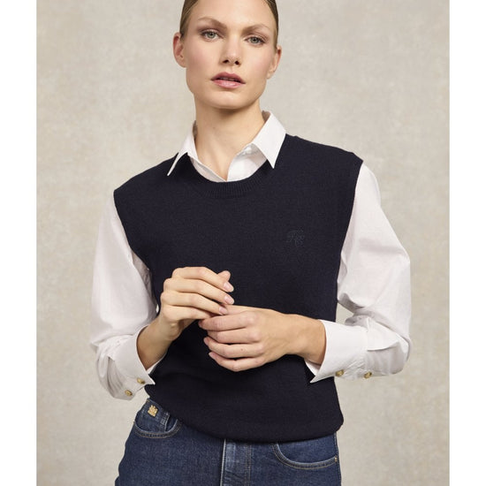 Young Ideas/Henmores - Sarah Knitted Tank - Dark Camel - XS