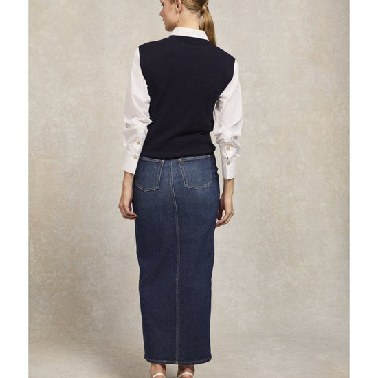 Young Ideas/Henmores - Sarah Knitted Tank - Dark Camel - XS