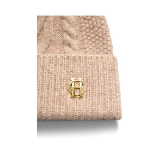 Young Ideas/Henmores - Sloane Cable Bobble Hat - Black - OS