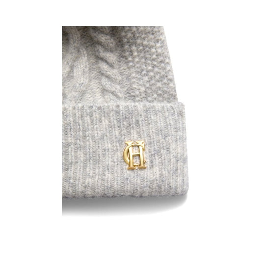 Young Ideas/Henmores - Sloane Cable Bobble Hat - Black - OS