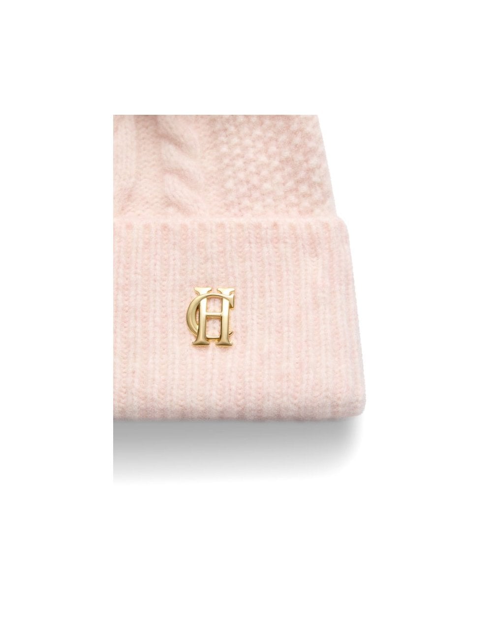 Young Ideas/Henmores - Sloane Cable Bobble Hat - Black - OS