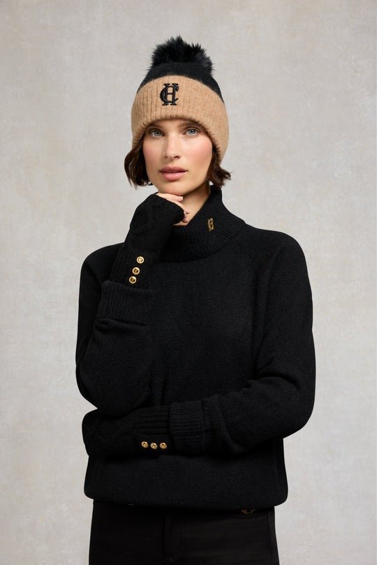 Young Ideas/Henmores - Sloane Fingerless Gloves - Black - OS