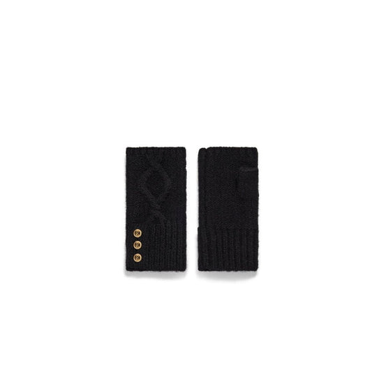 Young Ideas/Henmores - Sloane Fingerless Gloves - Black - OS