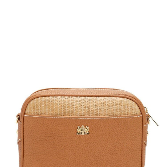 Young Ideas/Henmores - Soho Camera Bag - Tan Raffia - OS
