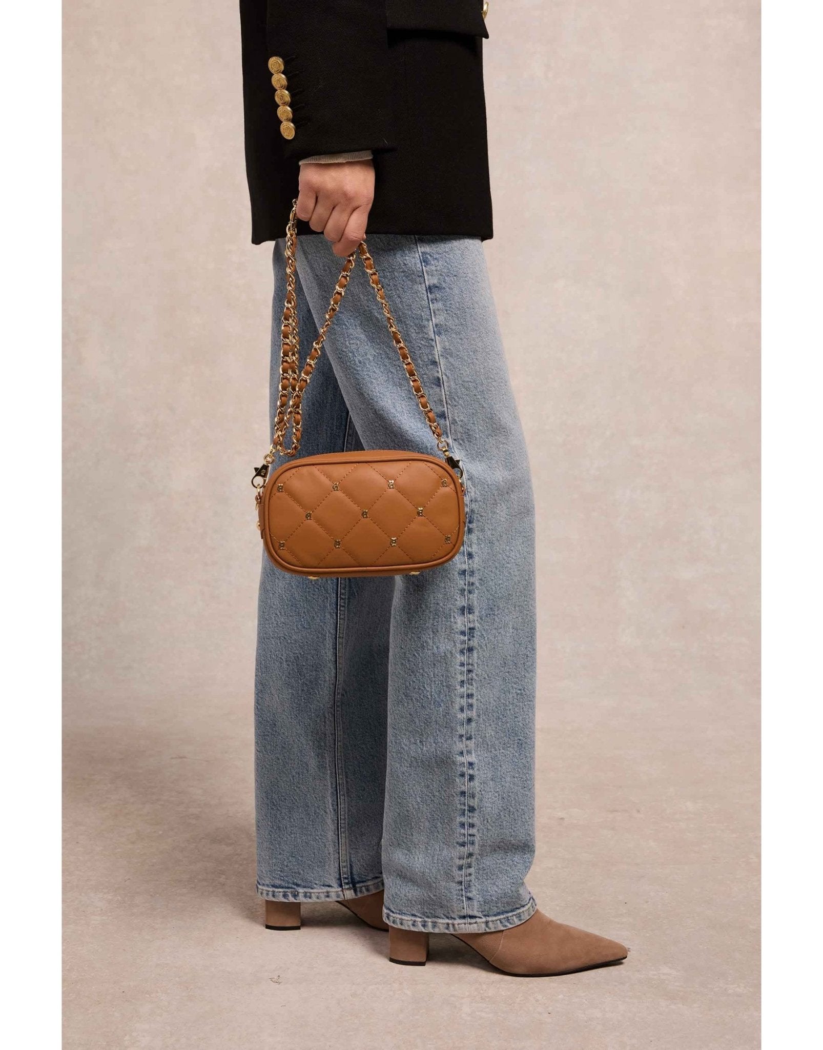 Young Ideas/Henmores - Soho Mini Quilted Camera Bag - Black - OS