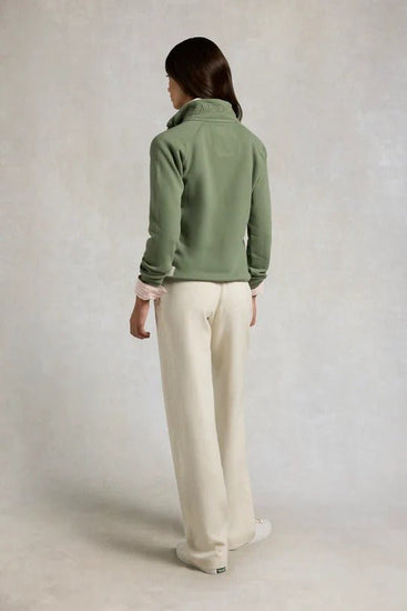 Young Ideas & Henmores - Sporting Goods Zip Henley - Sage - XS