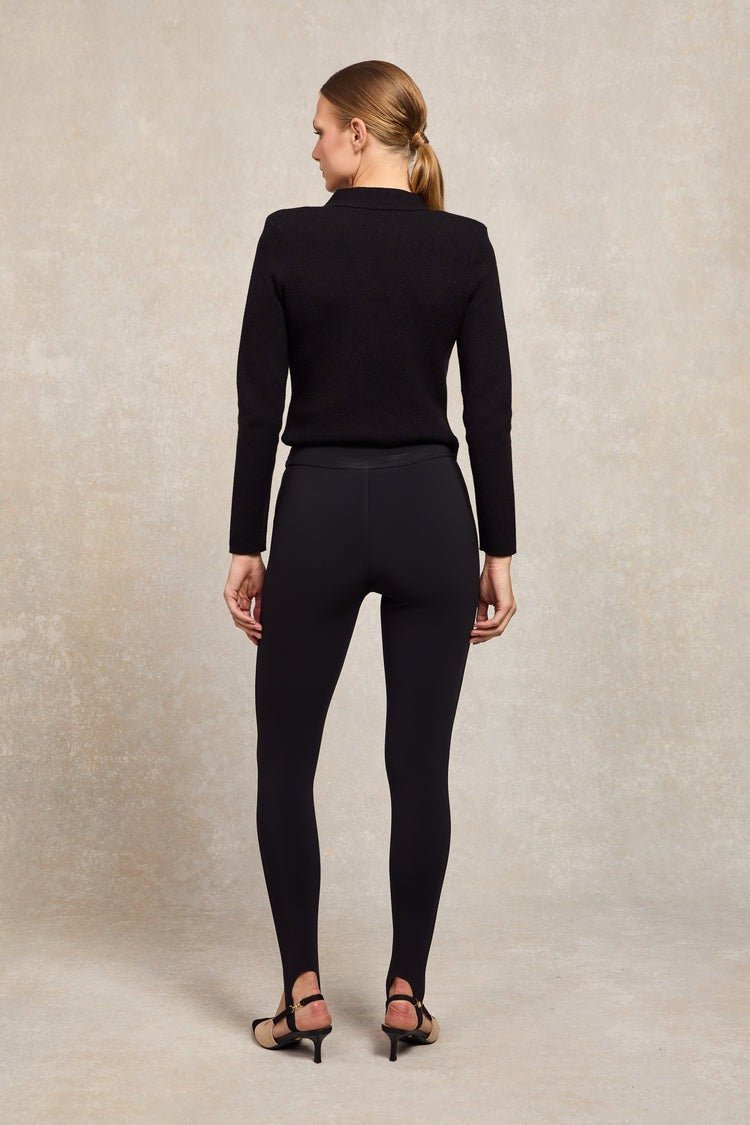 Young Ideas/Henmores - Stirrup Contour Legging - Black - 6