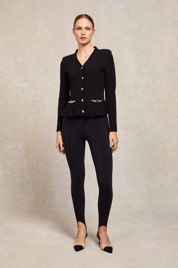 Young Ideas/Henmores - Stirrup Contour Legging - Black - 6