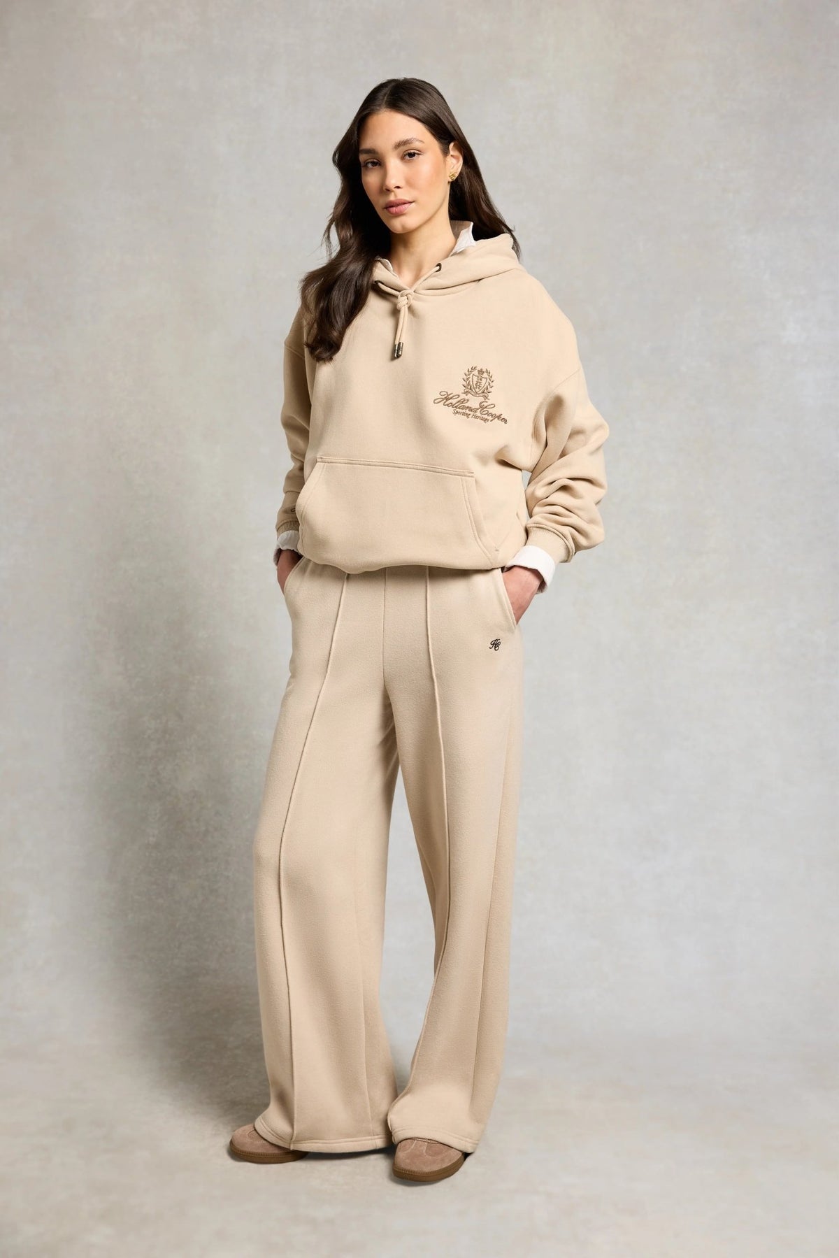 Young Ideas & Henmores -Sussex Hoodie -Stone -L