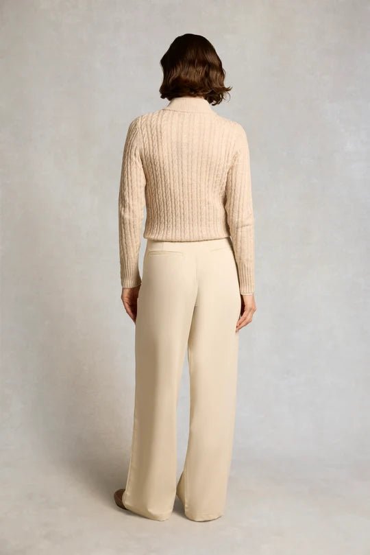 Young Ideas & Henmores -Tacoma Zip Through Cardigan -Barley -L