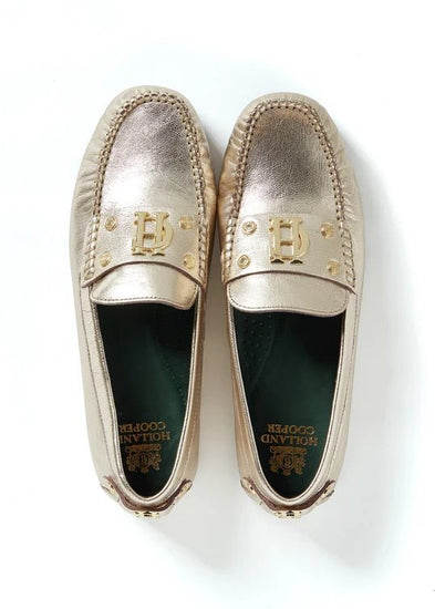 Young Ideas & Henmores -The Driving Loafer -Gold -4