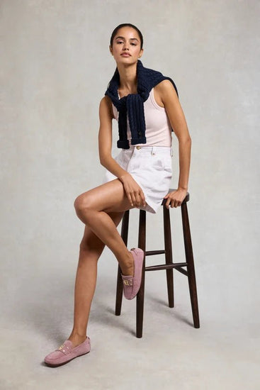 Young Ideas & Henmores -The Driving Loafer -Soft Pink -4