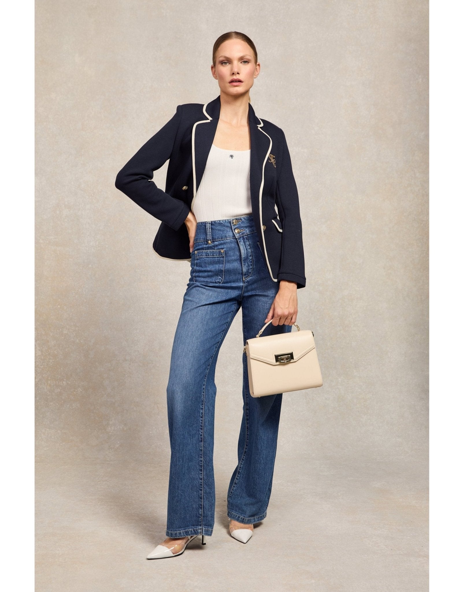 Young Ideas/Henmores - Tiffany Wide Leg Jean - Denim - 10R