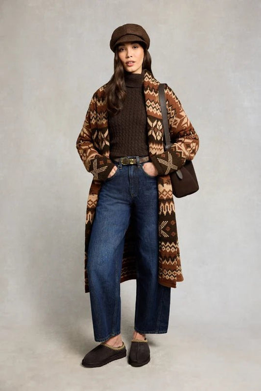 Young Ideas & Henmores -Ultra Low Shearling Mule -Chocolate -4
