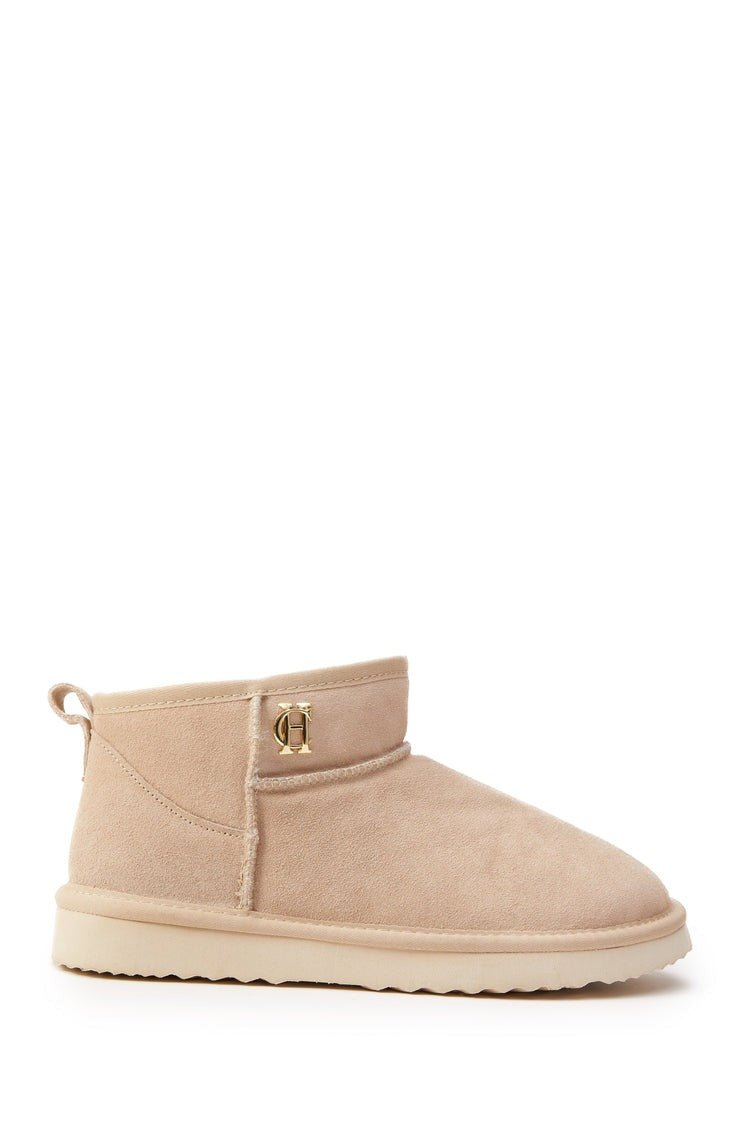 Young Ideas/Henmores - Ultra Mini Shearling Boot - Oyster - 4