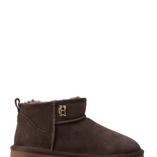 Young Ideas/Henmores - Ultra Mini Shearling Boot - Chocolate - 6