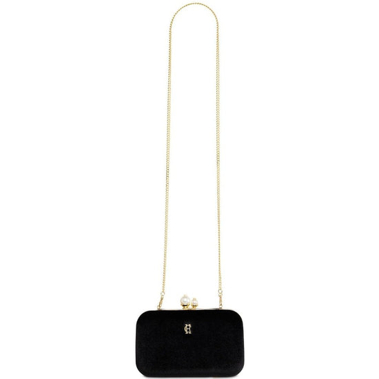 Young Ideas/Henmores - Vienna Evening Bag - Black Velvet - OS