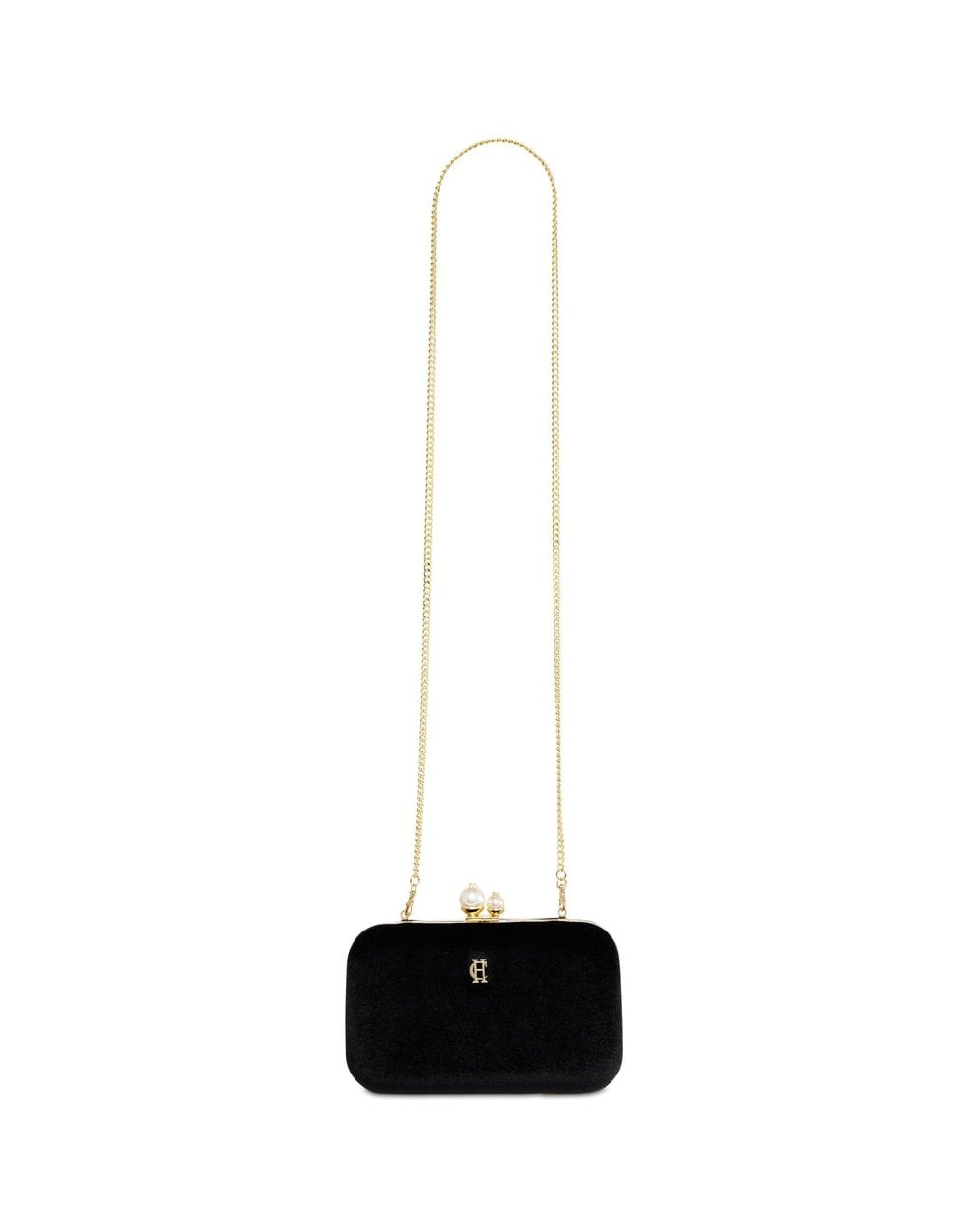Young Ideas/Henmores - Vienna Evening Bag - Black Velvet - OS