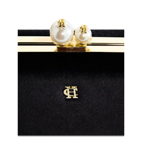 Young Ideas/Henmores - Vienna Evening Bag - Black Velvet - OS