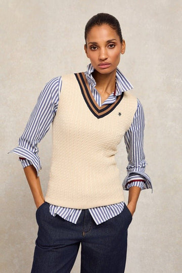 Young Ideas/Henmores - Zoe Sleeveless Tank - Almond - XS