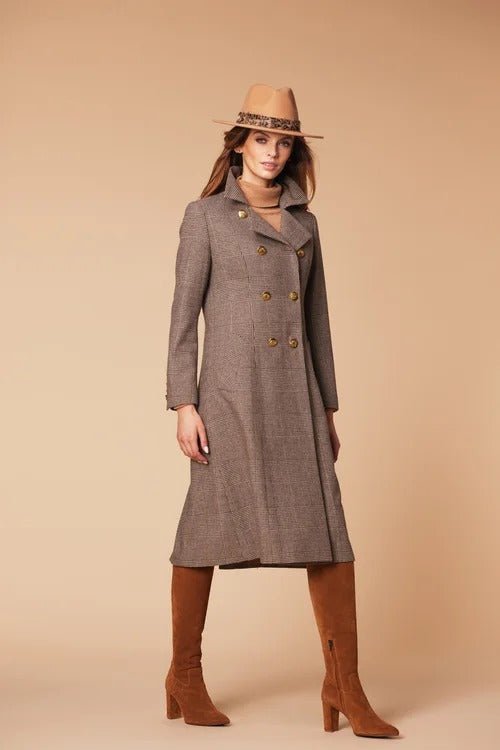 Young Ideas & Henmores -Sheringham Coat -Prince of Wales Check -XS