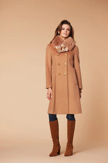 Young Ideas & Henmores -Sheringham Coat -Camel -XS